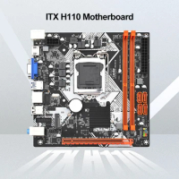H110 LGA1151 Mini Mainboard M.2 NVME Slot Desktop Motherboard HDMI-Compatible VGA PC Mainboard USB2.0/3.0 for 1151 6/7/8/9th CPU