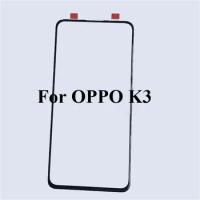 For OPPO K3 K 3 Front LCD Glass Lens touchscreen For OPPO K3 K 3 Touch screen Outer Screen Glass without flex OPPOK3