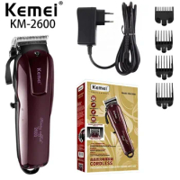 Kemei KM-2600 High-Power Hair Salon Hair Trimmer Kemei Rechargeable Electric Hair Clipper barber