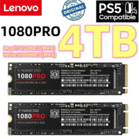 Lenovo 4TB SSD1080 Pro Brand SSD M2 2280 PCIe 4.0 NVME/NGFF Read 14000MB/S Solid State Hard Disk For Desktop/PC/PS5/PS5 Game