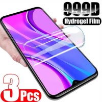 3Pcs Hydrogel Film Screen Protector For Xiaomi Poco X3 Pro X3 NFC M5S M5 F3 F4 GT F2 Pro M3 M4 X4 Pro 5G