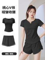 夏季新款瑜伽套裝透氣跑步健身運動訓練瑜伽服女