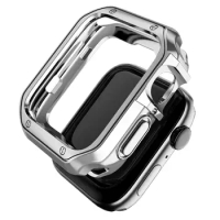 TPU Cover for Apple Watch Case 45mm/41mm 44mm/40mm 42/38mm bumper Accessories Screen Protector iWatch Series 9 8 6 5 3 SE 7 Case