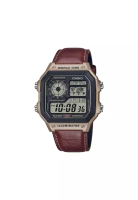 CASIO Men Digital Watch AE-1200WHL-5AV Brown Leather Strap