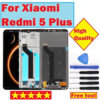 100 test For Xiaomi Redmi 5 Plus / Redmi 5 plus / Redmi 5 pro LCD DIsplay + Touch Screen Digitizer Assembly Replacement