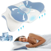 [COD] [tiktok]Ergonomic Ergonomic Pain Relief Pillow Memory Foam Cervical Pillow-Neck And Shoulder S