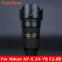 Decal Skin For Nikon AF-S 24-70mm F2.8E ED VR Camera Lens Sticker Vinyl Wrap Film Coat AFS 24-70 2.8 F2.8 F/2.8 E 2.8E F/2.8E