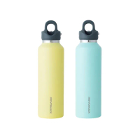 【REVOMAX 銳弗】夏季新色-不鏽鋼秒開保溫瓶592ml 官方直營(保溫保冰 304不鏽鋼 可裝氣泡飲)