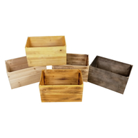 複古木箱儲物箱定製實木收納箱長方形裝飾擺件道具超市陳列木箱子