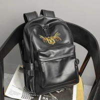 Stylish Embroidered Backpack for Youth with Large Capacity