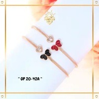 GELANG EMAS BANGLE MODEL KUPU-KUPU TERBARU TANPA KUNCIAN EMAS ASLI EMAS MUDA KADAR 6K (300) & 8K (37