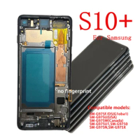 LCD Screen for Samsung Galaxy S10 PLUS Touch Screen Parts S10+ TFT Screen with Frame for Samsung S10 plus screen replacement