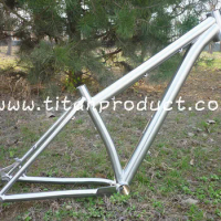Titanium MTB Frame 27.5 Wheel Tapere Headtube/Bent Seattube/PF30 BB Shell