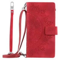 Embossing Leather Case For XIAOMI REDMI 12 11A 13C K60 K50 ULTRA PRO 11 PRIME A1 A2 K50I 5G Cases Anime Leather Floral Cover