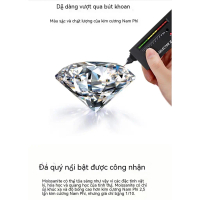 Moissanite tấm size 0.8mm đến 3.6mm, ép sẵn 1 tép là 1carat kim cương nhân tạo, kim cương nuôi
