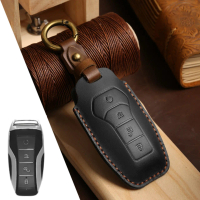 เคสกุญแจรถยนต์รีโมท หนังแท้ทำมือ สำหรับ BYD Atto 3 และ BYD EV เคสกุญแจภายในรถยนต์