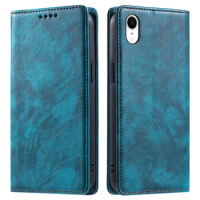 For Apple iPhone XR Case Luxury Leather Wallet Flip Magnetic Case For iPhone XR Phone Case