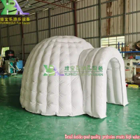 Mini igloo Inflatable air dome tent, Easy set up inflatable white igloo, Snow tent for Photo Booth