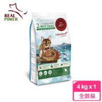 【Real Power 瑞威】天然平衡貓糧2號 森林燉雞 腸胃健康配方 4kg(全齡貓 貓乾糧 貓飼料 SNQ)