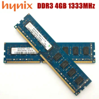 Original DDR3 4GB 2GB PC3 10600U PC Memory RAM Memoria Module Computer Desktop 4G 2G 1333 MHZ
