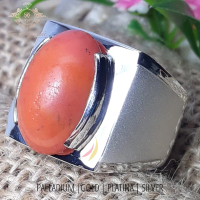 Cincin Kosongan Perak Asli Pria EB885 – Emban Batu Akik Custom Handmade Premium SAN950