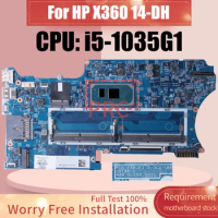19798-1 For HP X360 14-DH Laptop Motherboard i5-1035G1 L87921-601 Notebook Mainboard