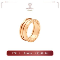 Cincin Emas Bvlgari Zero 17K Terbaru - Sinar Fajar