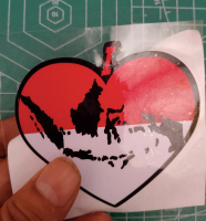 Cutting Stiker Mawar Cinta Pesona Wonderfull Of Indonesia