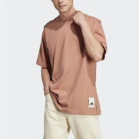 Adidas M Caps Tee [IC4106] 男 短袖上衣 T恤 運動 訓練 休閒 寬鬆 棉質 舒適 亞洲版 粉