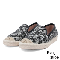 Ben&amp;1966高級編織布漁夫鞋-黑(226161)