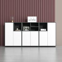 玄關櫃 儲物櫃 矮文件辦公室現代簡約落地儲物財務室打印機資料木質矮