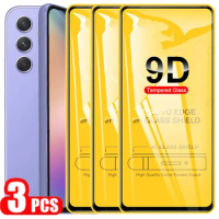 3PCS 9D Tempered Glasses for Samsung Galaxy A54 A34 A24 A14 A10S A20S A30 A50 A70 A11 A21S A31 A41 A51 A71 A12 Screen Protectors