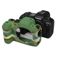 Rubber Silicon Case Body Cover Protector Skin for Canon EOS R5 R-5 Camera bag protective shell pouch