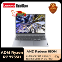 Lenovo ThinkBook 16+ Laptop Ryzen R7 7735H AMD 16GB/32GB RAM 512G/1T/2TB SSD 16-Inch 2.5K 120Hz Screen Slim Notebook PC
