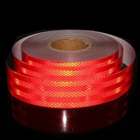 5CMX300CM Self-adhesive Fluorescent Strip Prismatic Reflective Tape Fluorescent Yellow Reflective Vinyl Tape For Bicycle Sticker