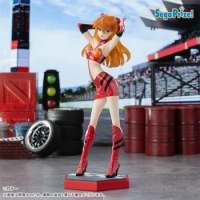 SEGA Original Luminasta Soryu Asuka Langrey PIT WALK Action Figure EVA Anime Figure Toys For Kids Gift Collectible Model