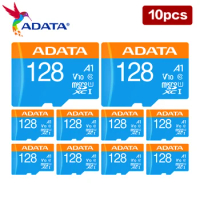 ADATA MicroSD Card SDXC with Adapter Class10 A1 32GB 64GB 128GB Wholesale Flash Memory Card Original TF Card for Phone Laptop