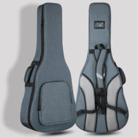 40 41 Inches Acoustic Guitar Case Gery Blue Soft Bag Thicken 30mm 2.1kg Guitarra Accessories Gig