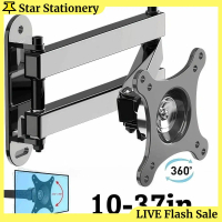 Universal Wall Mount Kurungan komputer 10-37in Boleh diputar Kurungan monitor LCD Teguh Boleh dipanj