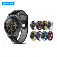 【愛瘋潮】SIKAI SAMSUNG Galaxy watch 3(45mm) 運動矽膠錶帶