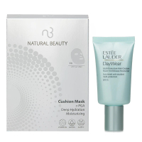 雅詩蘭黛 (Estee Lauder) 雅詩蘭黛 (Estee Lauder) 日間保濕潤色乳 SPF 15 50ml X Natural Beauty r-PGA 深層補水保濕氣墊面膜（有效期至：2