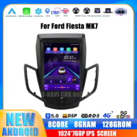 Android 14 for Ford Fiesta MK7 2009-2016 Car Radio Player Wireless Carplay Autoradio Bluetooth Video Multimedia Stereo Head Unit
