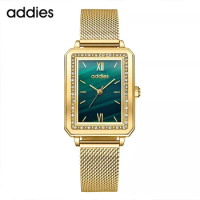 ADDIES Women Watch Stainless Steel Quartz Wristwatch Fashion Luxury Ladies Golden Rose Gold Watch Clock Women's Wristwatch