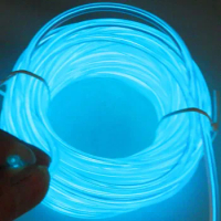 Brightness-D type- 100M Neon light EL wire Strip +220v InverterTen colors are available For decoration DIY