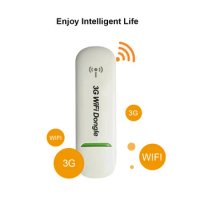 3G WiFi Hotspot 3G Mobile Router Mini USB Mobile WiFi USB Dongle Wireless WCDMA Modems With SIM Card Slot(Black/White)