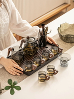 玻璃茶具套裝 家用客廳泡茶壺 辦公室會客喝茶防燙茶杯【不二雜貨】