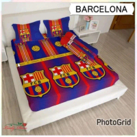 New Sprei Lady Rose 180 King - Sprei Barcelona - Sprei Motif Bola - Sprei Bola
