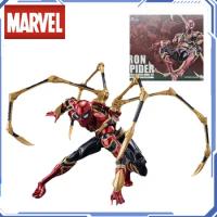 In Stock Genuine Marvel Morstorm E Model Principle IRON SPIDERThe Avengers Movie Character Model Art Collection Toy Gift