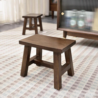 小凳子家用矮凳實木圓凳子多功能木凳子換鞋凳美式客廳小板凳【林之舍】