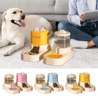 Pet Automatic Feeder Large Capacity Cat Water Dispenser Wet and Dry Separation dog food container indoor pet feeding supplies